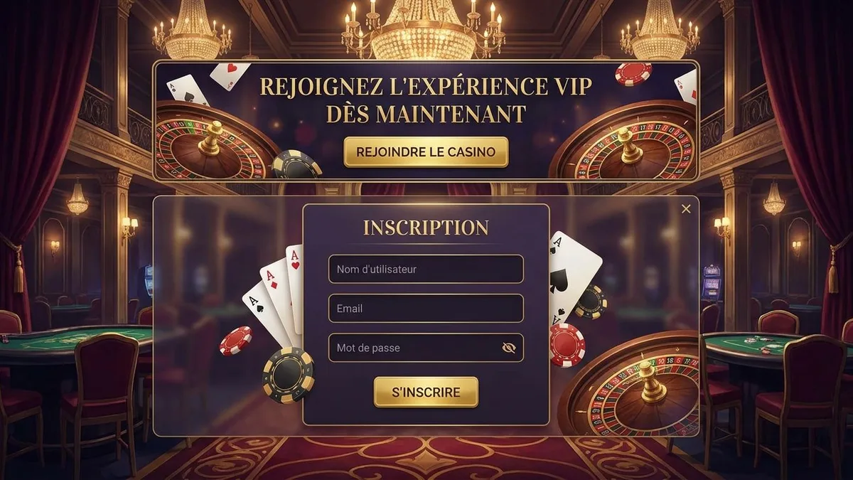 Inscription avec bonus